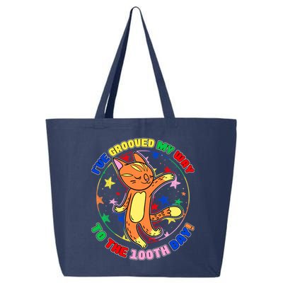Groovy Cat 100th Day of School 25L Jumbo Tote