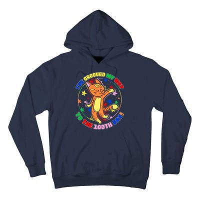 Groovy Cat 100th Day of School Tall Hoodie