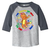 Groovy Cat 100th Day of School Toddler Fine Jersey T-Shirt