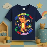 Groovy Cat 100th Day of School Toddler T-Shirt