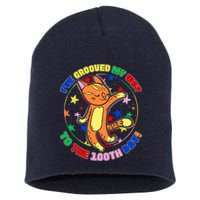 Groovy Cat 100th Day of School Short Acrylic Beanie