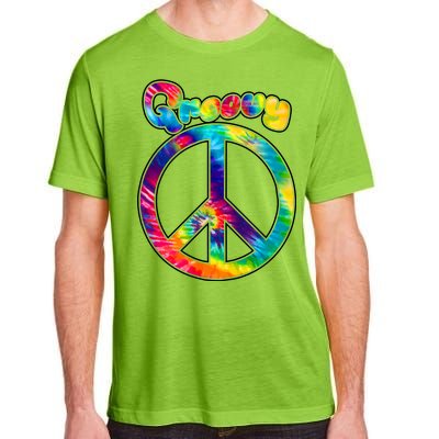 Groovy Peace Sign Adult ChromaSoft Performance T-Shirt