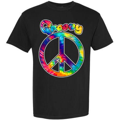 Groovy Peace Sign Garment-Dyed Heavyweight T-Shirt