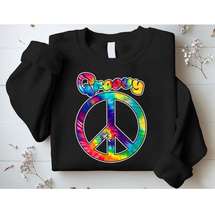 Groovy Peace Sign Sweatshirt