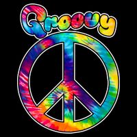 Groovy Peace Sign 7-Panel Snapback Hat