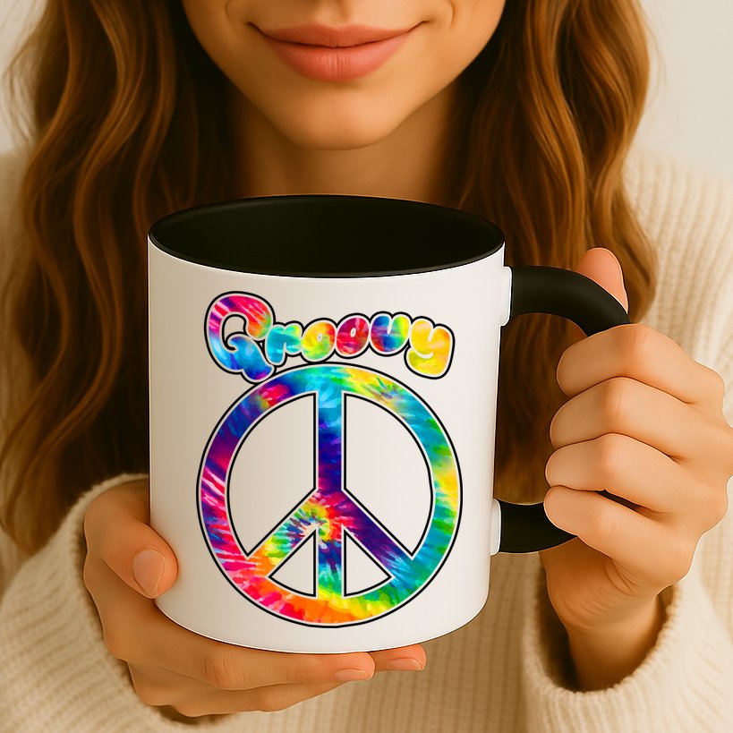 Groovy Peace Sign Mug