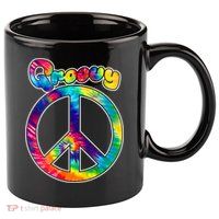 Groovy Peace Sign 11oz C Handle Ceramic Mug