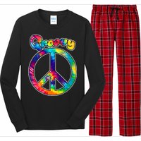 Groovy Peace Sign Long Sleeve Pajama Set