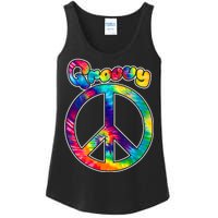 Groovy Peace Sign Ladies Essential Tank