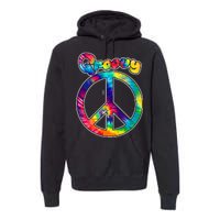 Groovy Peace Sign Premium Hoodie