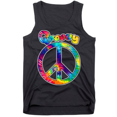 Groovy Peace Sign Tank Top
