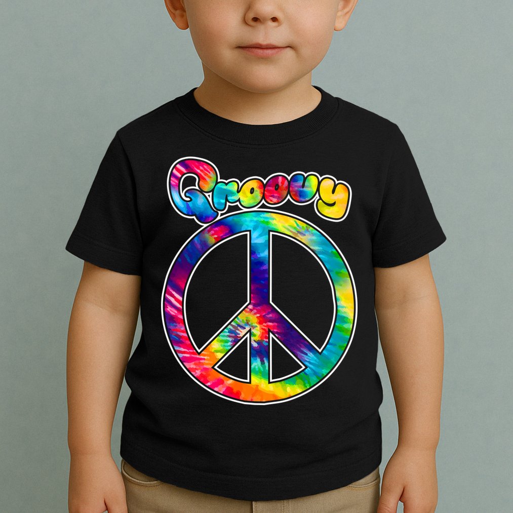 Groovy Peace Sign Toddler T-Shirt