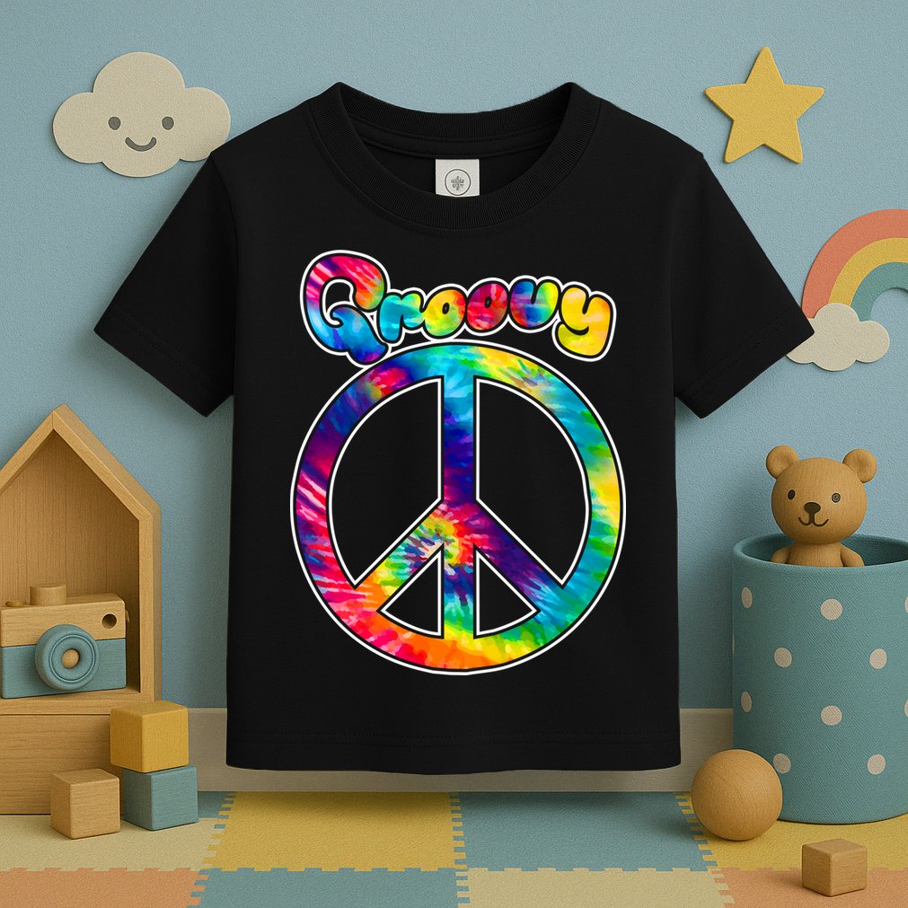 Groovy Peace Sign Toddler T-Shirt