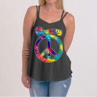 Groovy Peace Sign Women's Strappy Tank