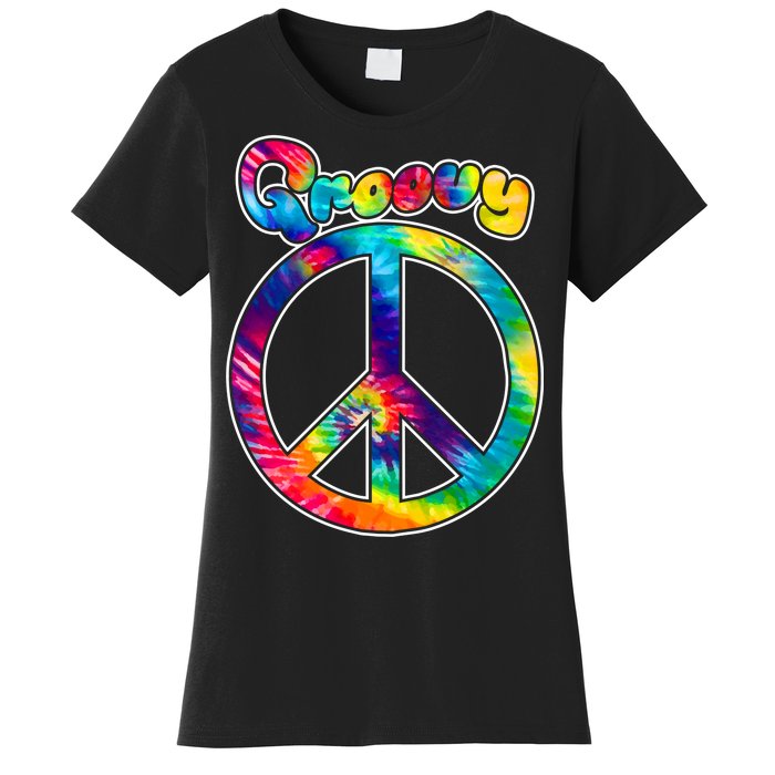 Groovy Peace Sign Women's T-Shirt