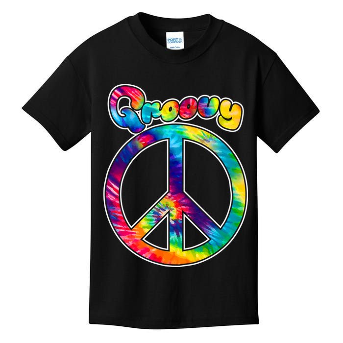 Groovy Peace Sign Kids T-Shirt