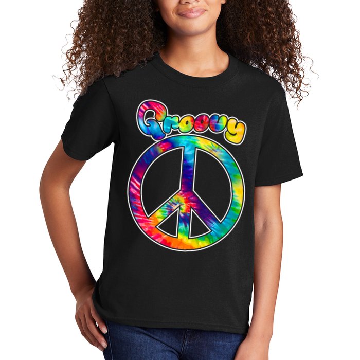 Groovy Peace Sign Kids T-Shirt