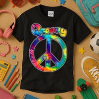 Groovy Peace Sign Kids T-Shirt