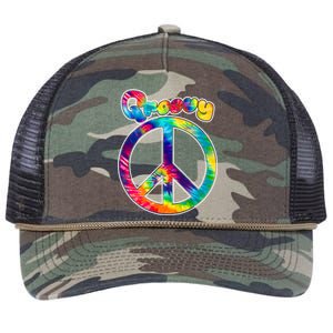 Groovy Peace Sign Retro Rope Trucker Hat Cap