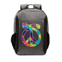 Groovy Peace Sign Vector Backpack