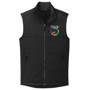 Groovy Peace Sign Collective Smooth Fleece Vest