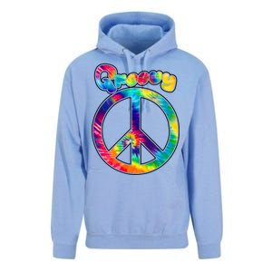 Groovy Peace Sign Unisex Surf Hoodie