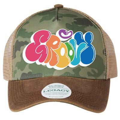 Groovy Retro Colorful Legacy Tie Dye Trucker Hat