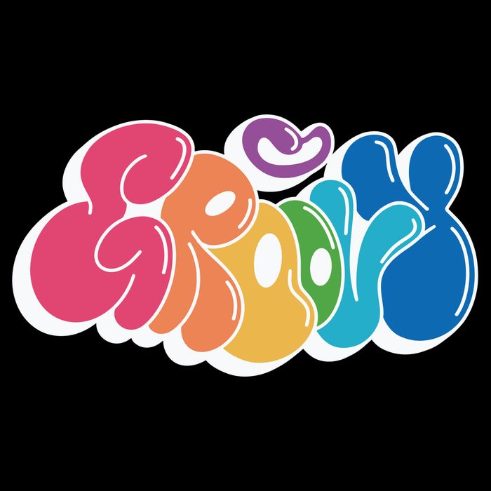 Groovy Retro Colorful Apron