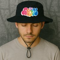 Groovy Retro Colorful Bucket Hat