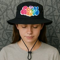 Groovy Retro Colorful Bucket Hat