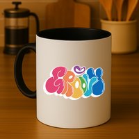 Groovy Retro Colorful Mug