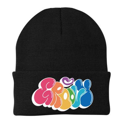 Groovy Retro Colorful Beanie