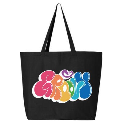 Groovy Retro Colorful 25L Jumbo Tote