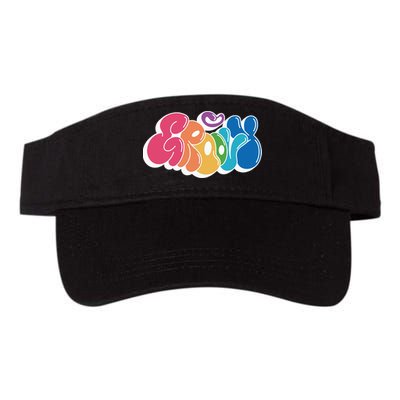 Groovy Retro Colorful Visor