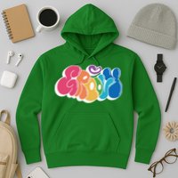 Groovy Retro Colorful Hoodie