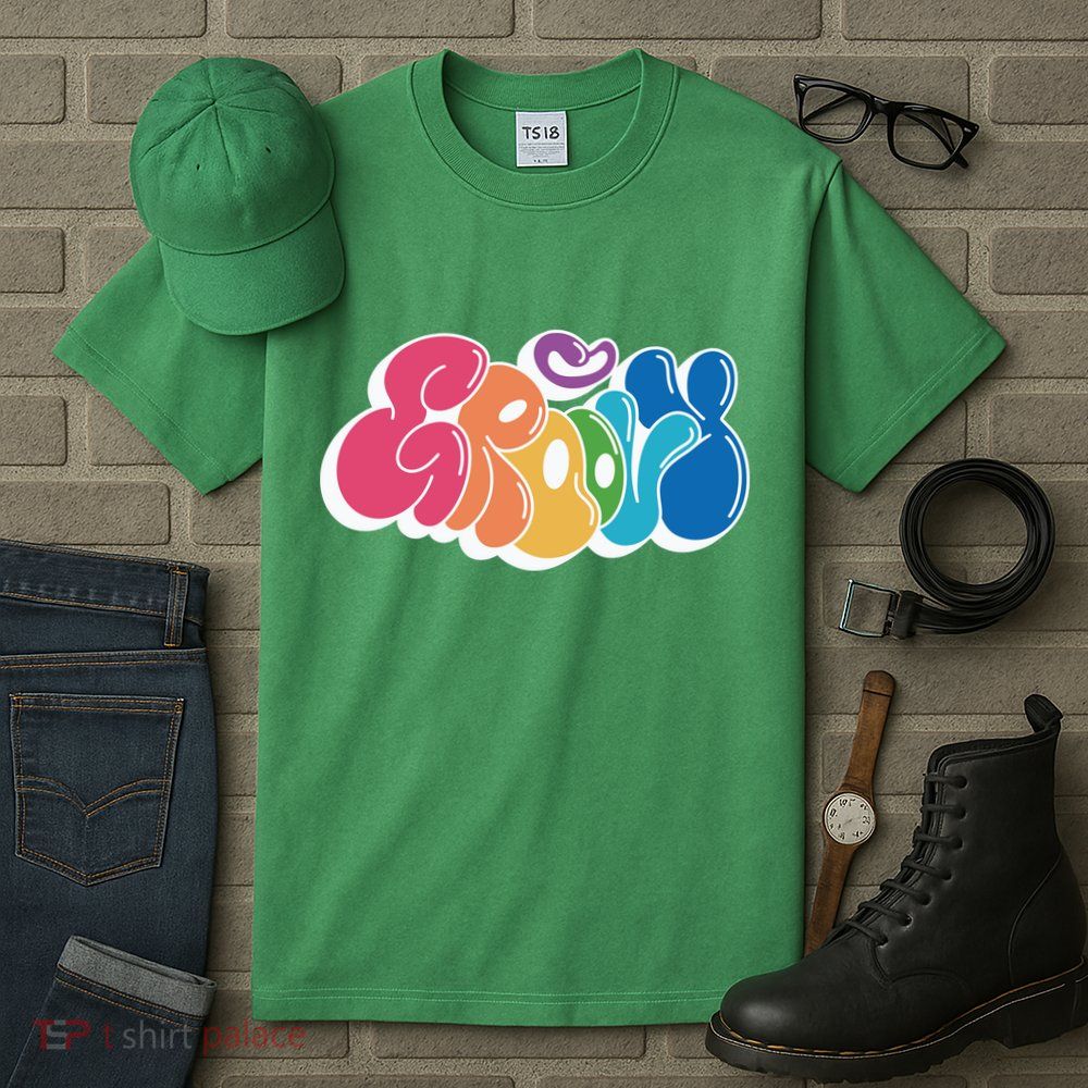 Groovy Retro Colorful Tall T-Shirt
