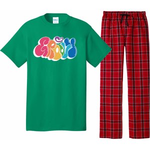 Groovy Retro Colorful Pajama Set