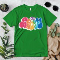 Groovy Retro Colorful Premium T-Shirt