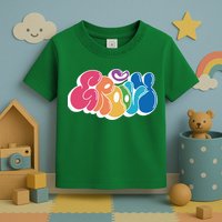 Groovy Retro Colorful Toddler T-Shirt