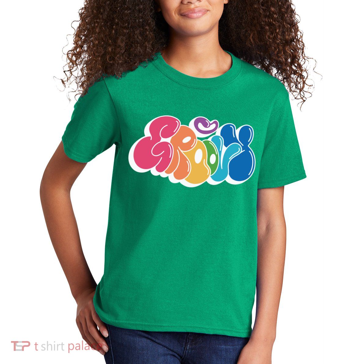 Groovy Retro Colorful Kids T-Shirt