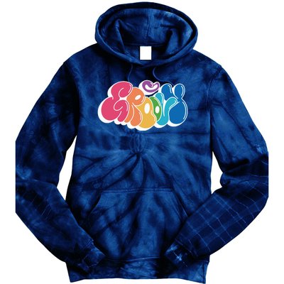 Groovy Retro Colorful Tie Dye Hoodie