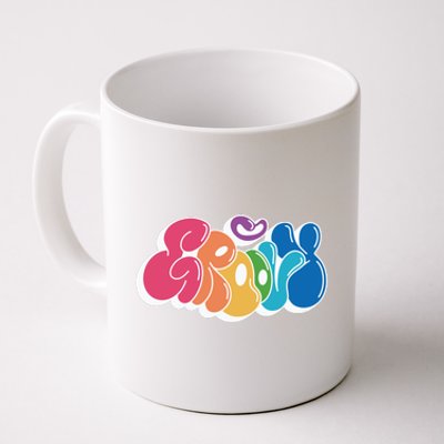 Groovy Retro Colorful Coffee Mug