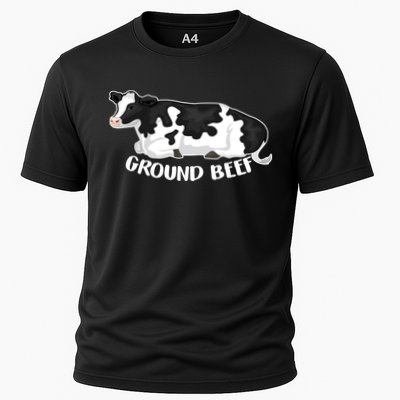 Ground Beef Funny Cow Performance Shirt