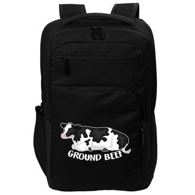 Ground Beef Funny Cow Impact Tech Backpack