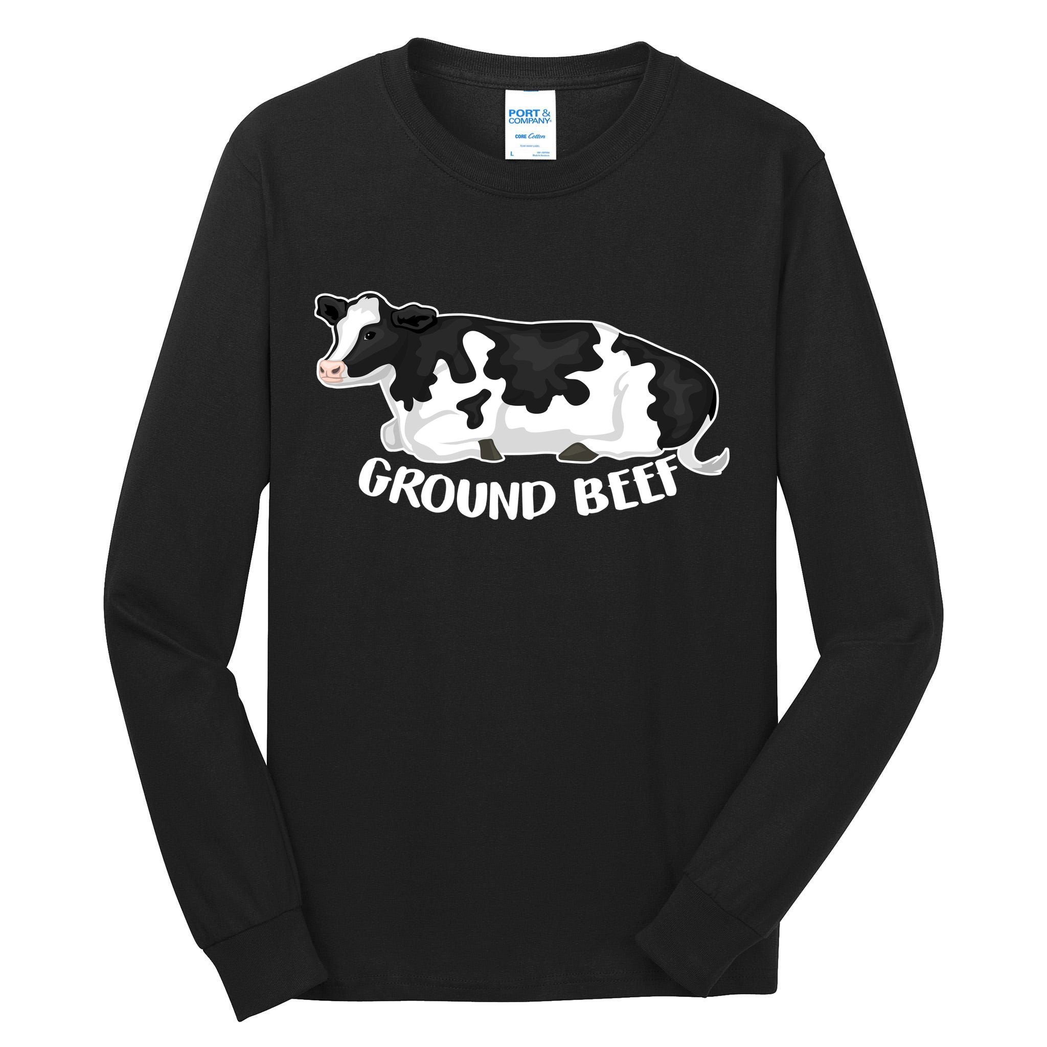 Ground Beef Funny Cow Tall Long Sleeve T-Shirt