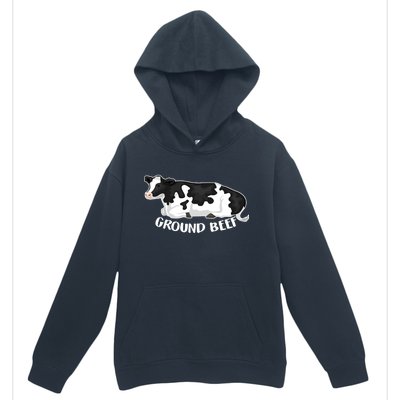 Ground Beef Funny Cow Urban Pullover Hoodie