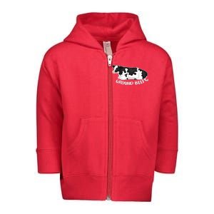 Ground Beef Funny Cow Toddler Zip Fleece Hoodie