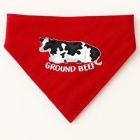 Ground Beef Funny Cow USA-Made Doggie Bandana