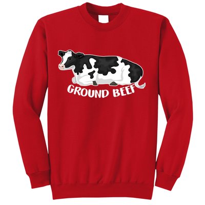 Ground Beef Funny Cow Sweatshirt