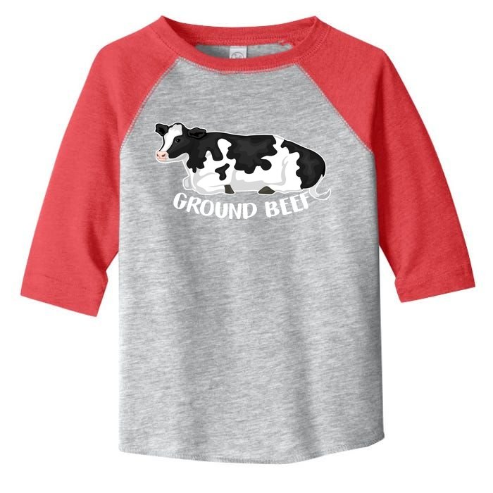 Ground Beef Funny Cow Toddler Fine Jersey T-Shirt